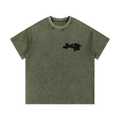 Mineral Wash Waffle Knit T-Shirt